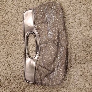 Women's Metallic Glitter clutch handbag